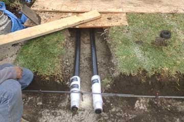 Sewer line replacement project in Los Angeles, CA.